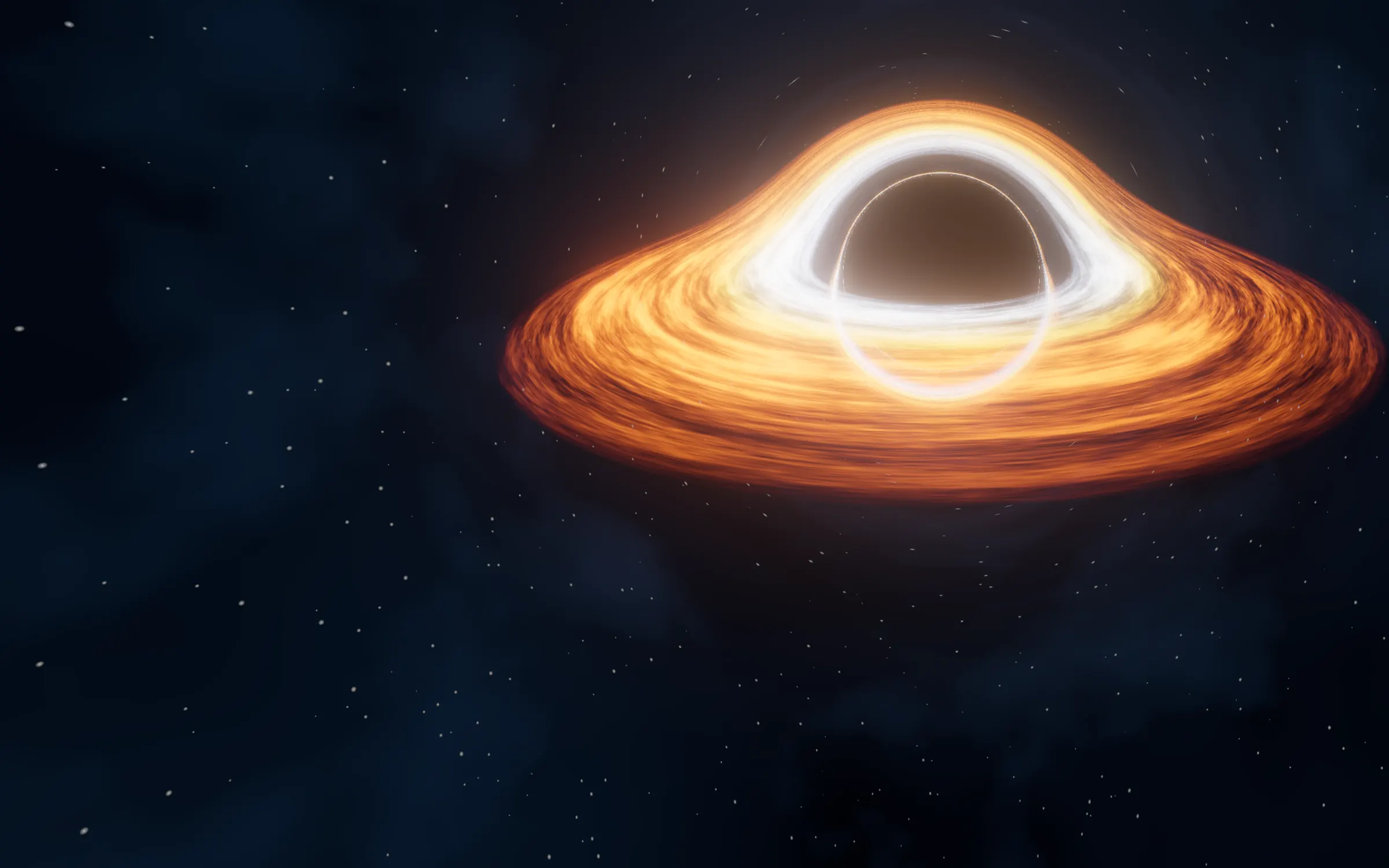 Das Schwarze Loch aus dem Spiel Black Hole Tap